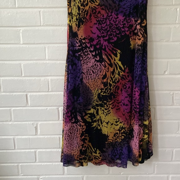 Lynn Ritchie Silver EUC Sleeveless Gorgeous Fully Lined Dress. No Wrinkle! - Picture 12 of 15